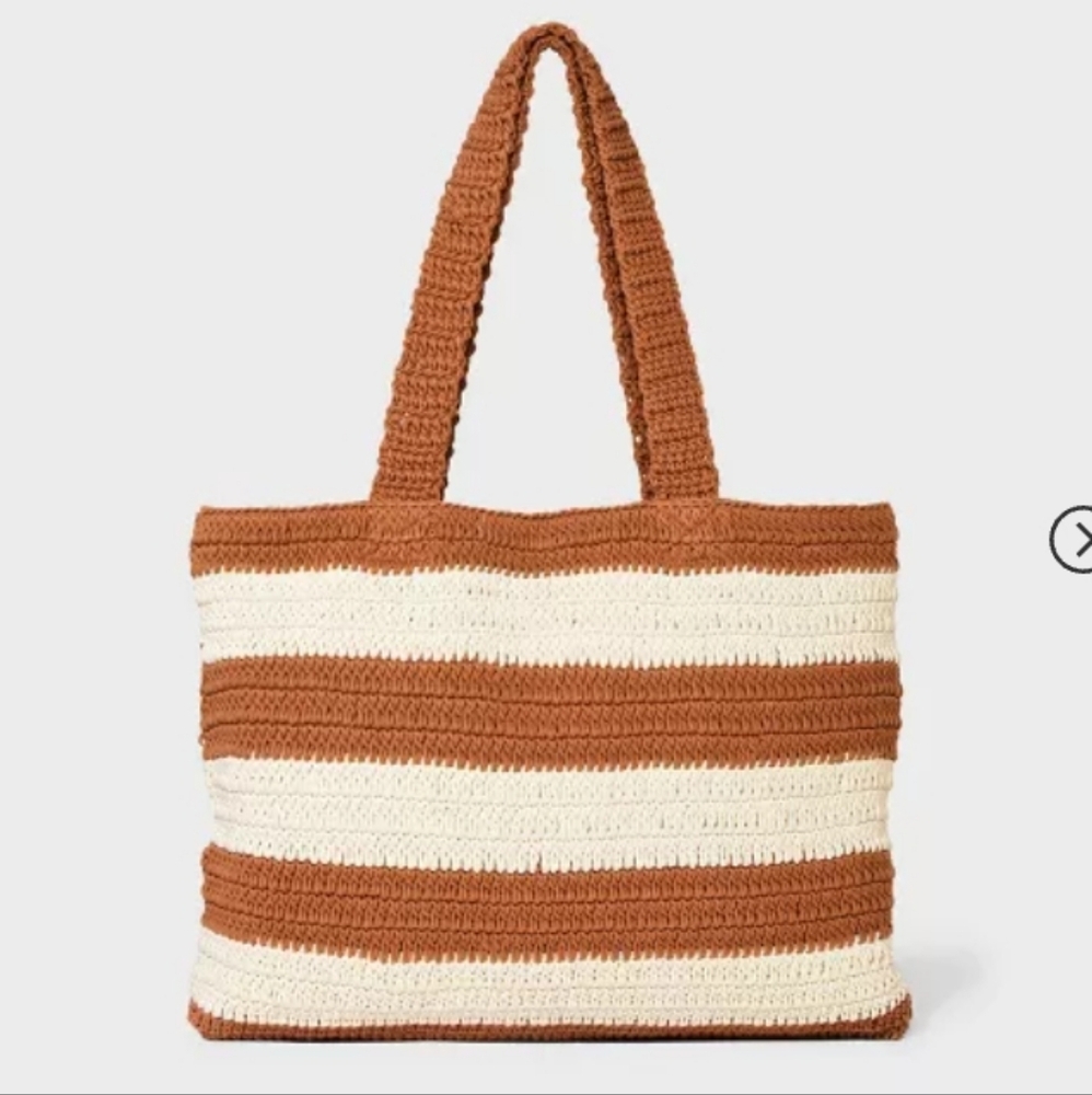 Crochet Tote Handbag - A New Day Cotton